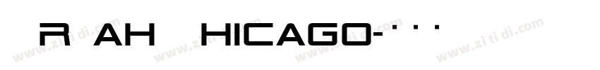 TrSah Chicago字体转换